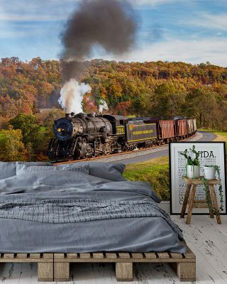 On Rails Industrial Wallpaper