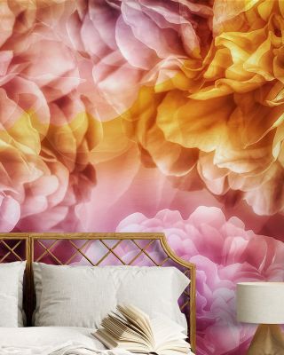 Peony Dreams Floral Wallpaper