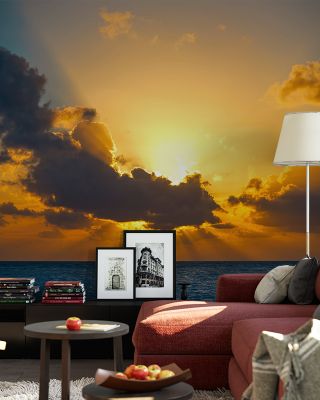 Riviera Maya Sunrise Scenic Wallpaper