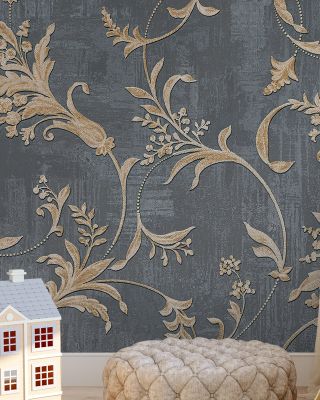 Romantic Ornaments Vintage Wallpaper