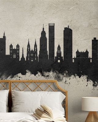 São Paulo Brazil Skyline Concrete Wallpaper