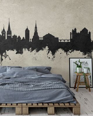 Schaffhausen Switzerland Skyline Concrete Wallpaper
