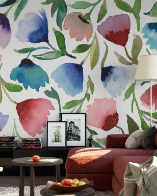 Spring Joy Floral Wallpaper