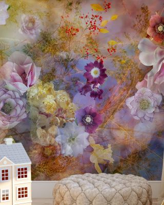Spring Melody Floral Wallpaper