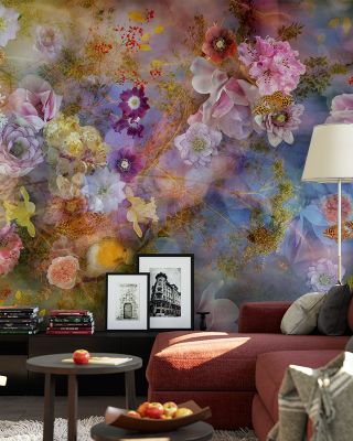 Spring Melody Floral Wallpaper