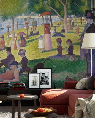 Sunday Afternoon at the Park Scenic Wallpaper