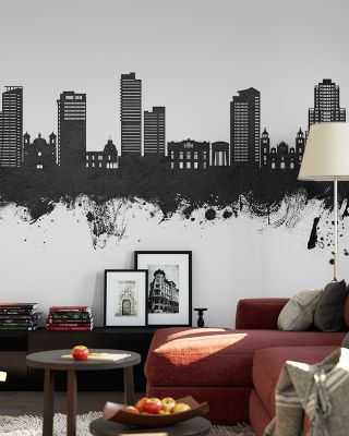 Tegucigalpa Honduras Skyline Black & White Wallpaper