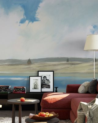 Tranquil River Scenic Wallpaper