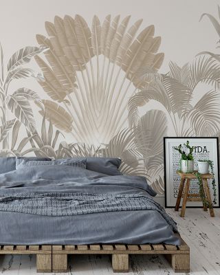 Tropical Crown, Desert Botanical Wallpaper