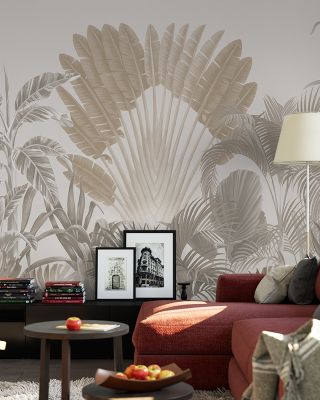 Tropical Crown, Desert Botanical Wallpaper