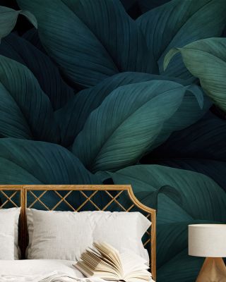 Tropical Night Scenic Wallpaper