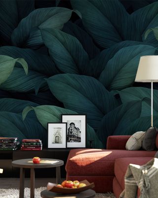 Tropical Night Scenic Wallpaper