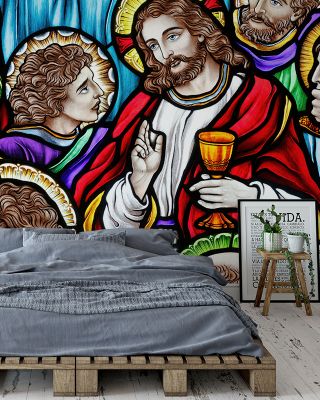 Vitral Apostle Stained Glass Wallpaper