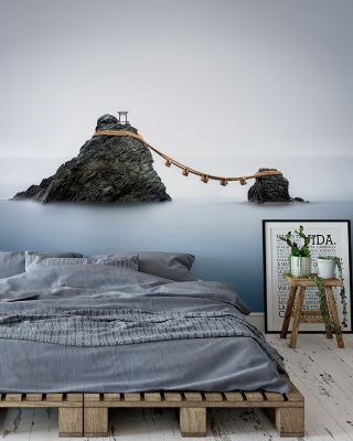 Wedded Rocks Scenic Wallpaper