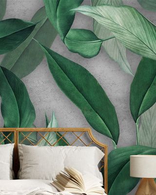 Windy Foliage Nature Wallpaper