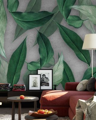 Windy Foliage Nature Wallpaper