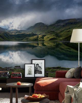 Bachalpsee Tranquil Alpine Lake Wallpaper