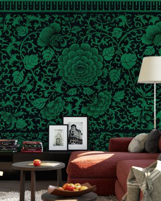 Greenhouse Lush Indoor Garden Wallpaper
