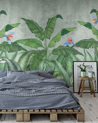 Rainforest Walk Lush Jungle Wallpaper
