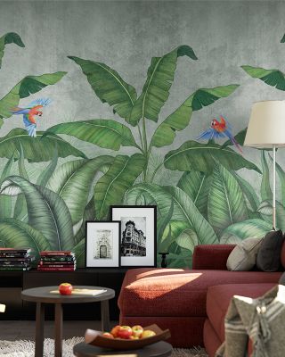 Rainforest Walk Lush Jungle Wallpaper