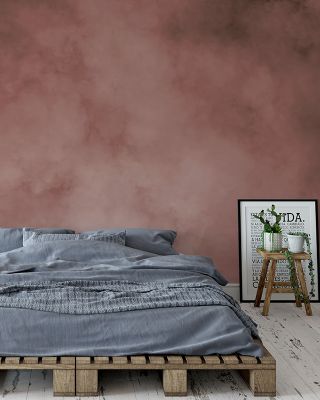 Soft Fog, Red Subtle Elegance Wallpaper