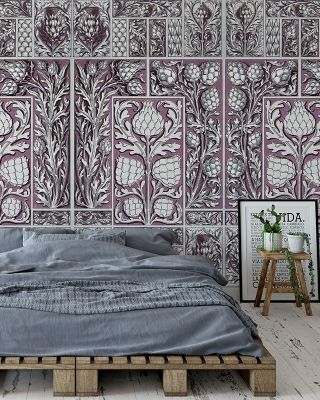Thistle Walls Warm Cozy Nature-Inspired Wallpaper