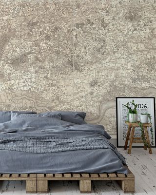 Along the River Thames Scenic Wallpaper