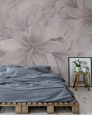 Amarantus Dream Light Pink Floral Wallpaper