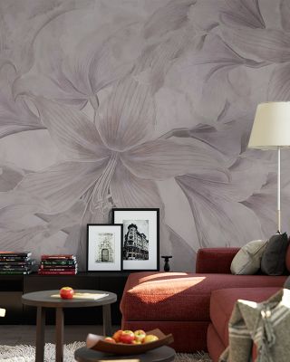 Amarantus Dream Light Pink Floral Wallpaper