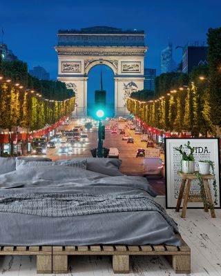 Avenue des Champs-Élysées Scenic Wallpaper