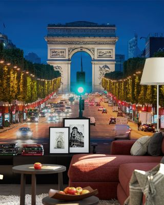Avenue des Champs-Élysées Scenic Wallpaper
