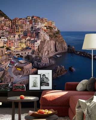 Cinque Terre Harmony Scenic Wallpaper