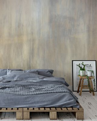 Concrete Surface Beige Abstract Wallpaper