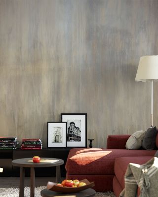 Concrete Surface Beige Abstract Wallpaper