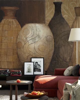 Decorative Vessels Abstract Wallpaper