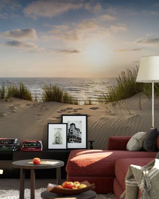Dune Beach Scenic Wallpaper