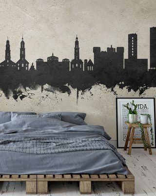 Erlangen Germany Skyline Concrete Wallpaper