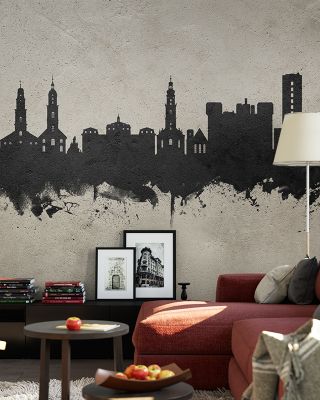 Erlangen Germany Skyline Concrete Wallpaper