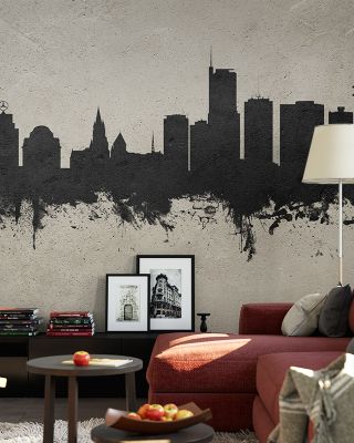 Essen Germany Skyline Concrete Wallpaper