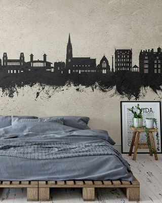Felixstowe England Skyline Concrete Wallpaper
