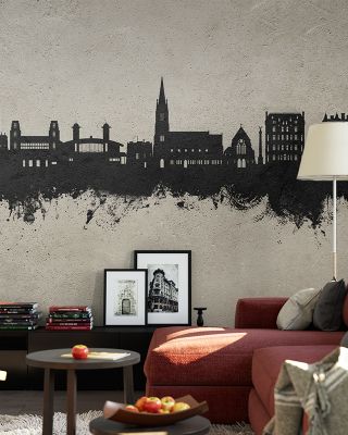 Felixstowe England Skyline Concrete Wallpaper