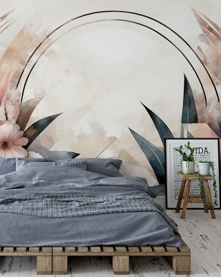 Floral Abstract Wallpaper