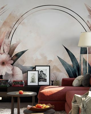 Floral Abstract Wallpaper