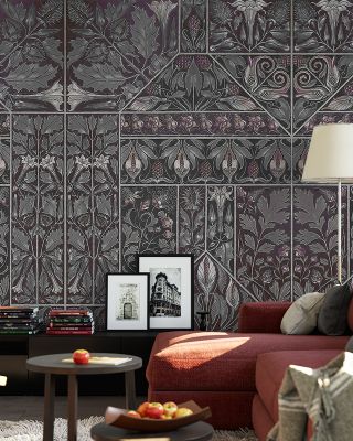 Floral Mood Dark Wallpaper