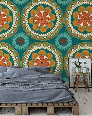 Flourish V Abstract Wallpaper