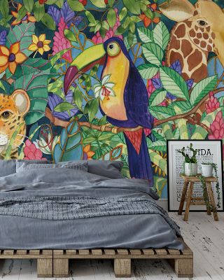 Hello From The Jungle Scenic Wallpaper