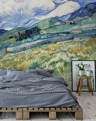 Landscape from Saint-Rémy Scenic Wallpaper