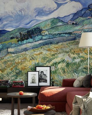 Landscape from Saint-Rémy Scenic Wallpaper
