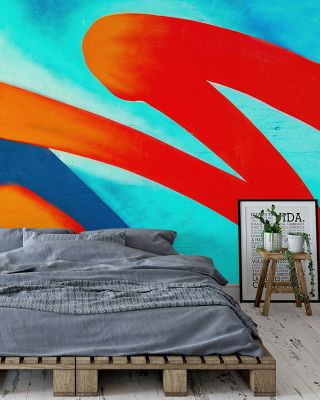 Lava Lines Abstract Wallpaper