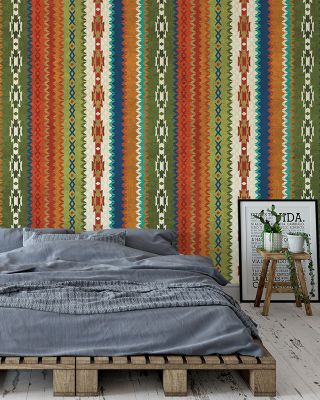 Mexican Fiesta VIII Abstract Wallpaper